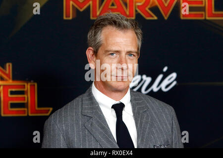 Ben Mendelsohn attending the 'Captain Marvel' world premiere at El Captian Theatre on March 4,2019 in Los Angeles, California. Stock Photo