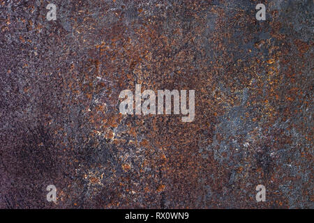 old pitted rusty iron background texture Stock Photo