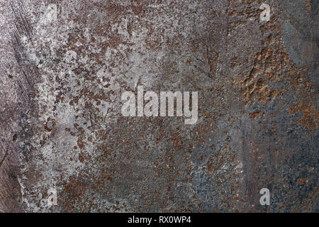 old grunge metal background with rust and irregular surface Stock Photo