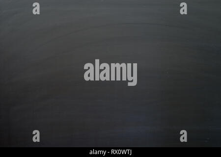 blank blackboard background with streaks from being cleaned Stock Photo
