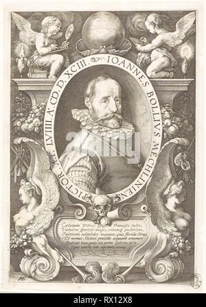 Bol, Hans (1534-1593) painter of Malines, from 1591 in Amsterdam. Hendrick Goltzius; Dutch, 1558-1617. Date: 1593. Dimensions: 264 x 180 mm (image/plate); 274 x 194 mm (sheet). Engraving in black on ivory laid paper. Origin: Netherlands. Museum: The Chicago Art Institute. Stock Photo