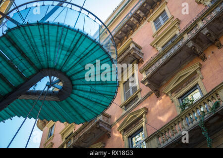 außentreppe in Mailand, Italien Stock Photo