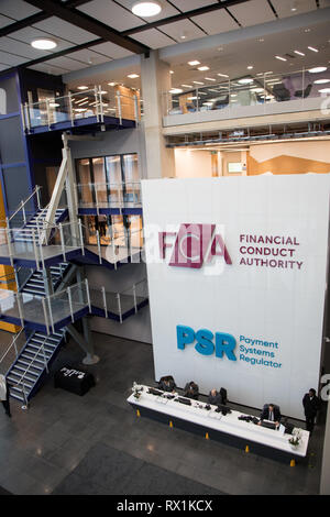 The new UK Financial Conduct Authority headquarters office building at ...