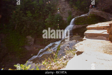 Lucifer Falls, Robert Treman State Park, New York Stock Photo