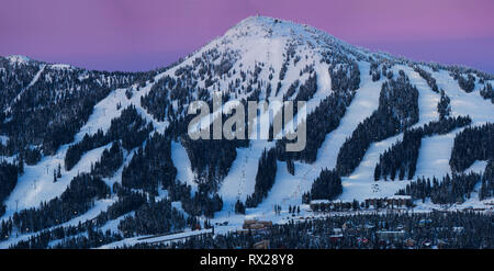 Sunset light on Mount Washington (11,658'), Great Basin National Park ...