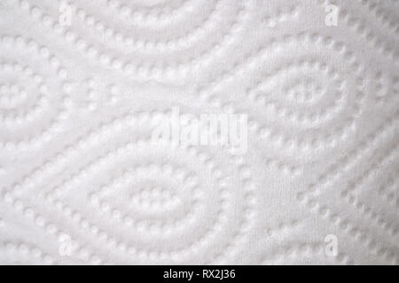 Close up abstract tissue paper texture background White background Stock Photo