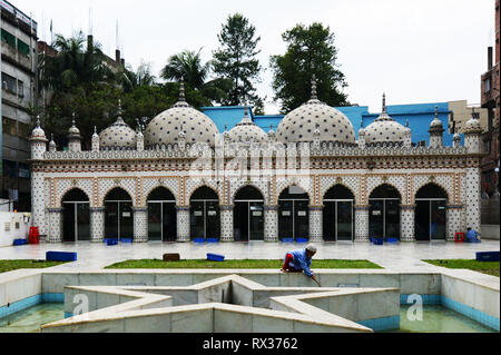The beautiful Star mosque in  Armanitola,  Dhaka, Bangladesh. Stock Photo