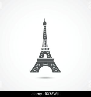 Eiffel tower icon Stock Vector