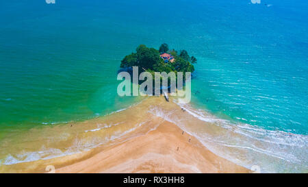 Aerial. Weligama, Sri Lanka. Stock Photo