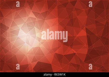 Abstract geometric background with triangular polygons, low poly style illustration Stock Vector