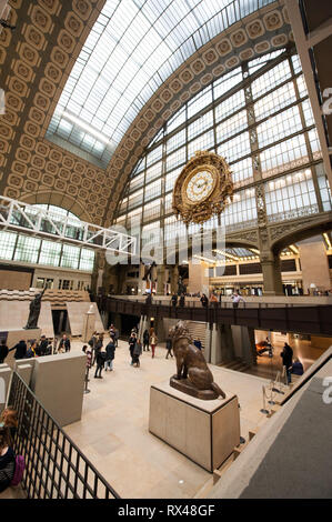 Paris (France): The Musee d'Orsay museum. Stock Photo