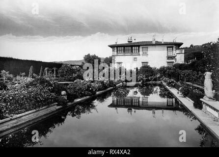 villa gamberaia, settignano, tuscany, italy 1910-20 Stock Photo