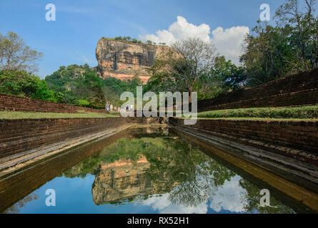 Sigiriya Rock Fortress Sri Lanka Stock Photo