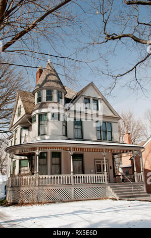 America, United States, Illinois, Chicago, Oak Park Ernest Hemingway birthplace home Stock Photo