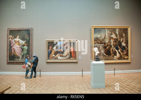 America, United States, Illinois, Chicago, The Art Institute of Chicago Stock Photo