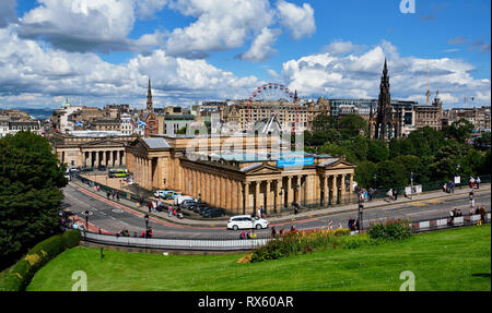 Pictured is Edinburgh during the summer months. Stock Photo