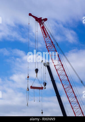 Construction Crane Detail Stock Photo