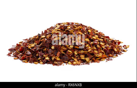 Pile Of Crushed Red Pepper Stock Photo