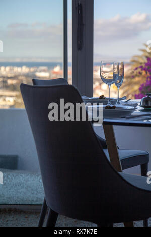 Set Table For Dinner Stock Photo