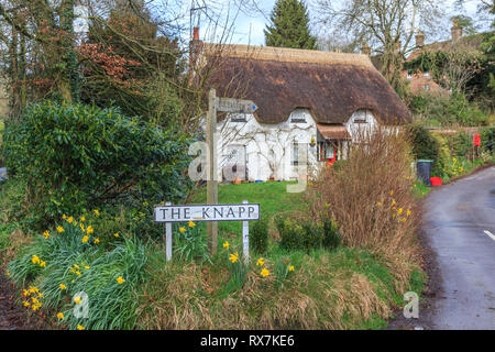 hilton, picturesque village, dorset, england, uk Stock Photo