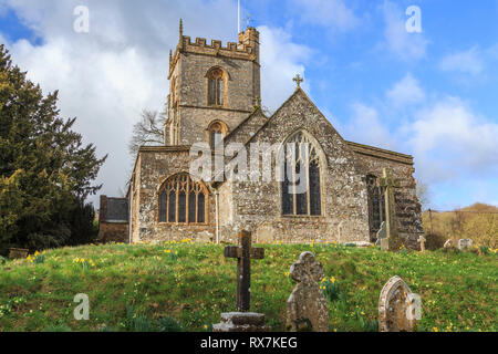 hilton, picturesque village, dorset, england, uk Stock Photo