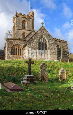 hilton, picturesque village, dorset, england, uk Stock Photo