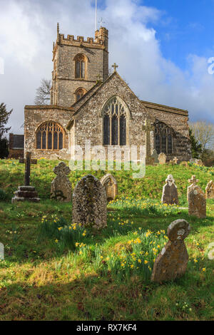 hilton, picturesque village, dorset, england, uk Stock Photo