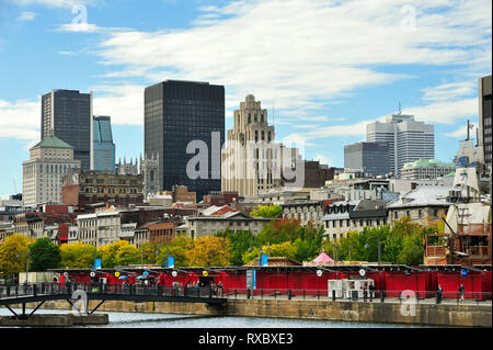skyline, Montreal, Quebec, Canada Stock Photo