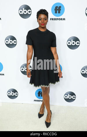 2019 Winter TCA Press Tour - Disney ABC Television held at the Langham Huntington Hotel in Pasadena, California on February 5, 2019  Featuring: Afton Williamson Where: Los Angeles, California, United States When: 05 Feb 2019 Credit: Sheri Determan/WENN.com Stock Photo