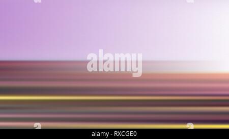 Vector blur background with horizontal colorful stripes from flower field. Web banner Stock Vector