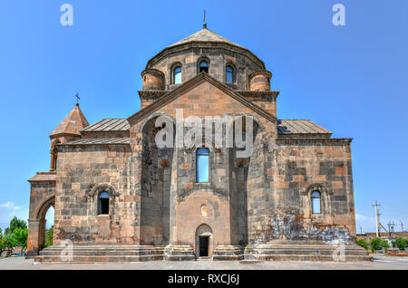 Saint Hripsime Church is a seventh century Armenian Apostolic church in the city of Vagharshapat (Etchmiadzin), Armenia. It is one of the oldest survi Stock Photo