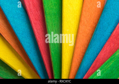 Colorful popsicle sticks background abstract minimal creative concept Stock  Photo - Alamy