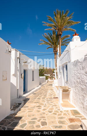 The picturesque village of Kastro, the ancient capital of Sifnos. Cyclades, Greece. Europe Stock Photo