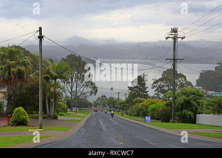 Visit Australia.  Narooma is a town in the Australian state of New South Wales on the far south coast. Stock Photo