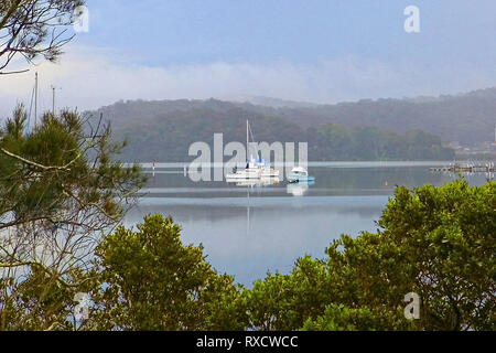 Visit Australia.  Narooma is a town in the Australian state of New South Wales on the far south coast. Stock Photo