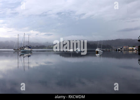 Visit Australia.  Narooma is a town in the Australian state of New South Wales on the far south coast. Stock Photo