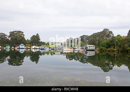 Visit Australia.  Narooma is a town in the Australian state of New South Wales on the far south coast. Stock Photo