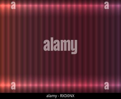 Dark pink and violet gradient color ribbed background, light effect Stock Vector