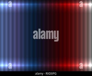 Light violet, blue and red gradient linear background, side light effect Stock Vector