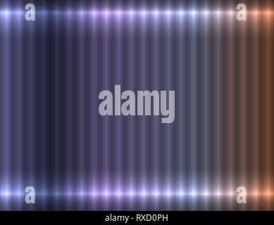 Light violet, brown and grey gradient linear background, side light effect Stock Vector