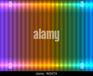 Violet, orange and blue pastel gradient linear background, neon effect Stock Vector