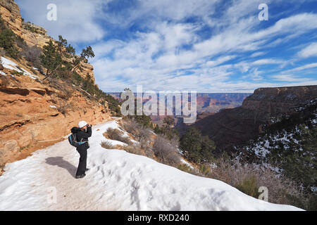 bright angel trail winter