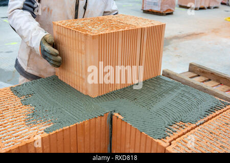 construction site of new house Stock Photo