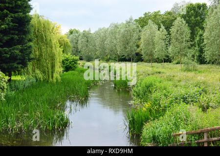 River Blackwater in Coggeshall, Essex, UK Stock Photo