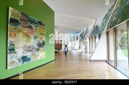 Modern Art at the Firstsite Art Gallery in Colchester, Essex, UK Stock Photo