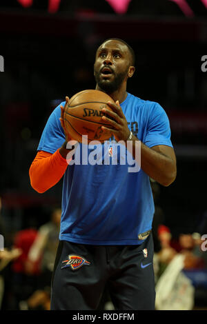 Oklahoma City Thunder forward Patrick Patterson is pictured during an ...
