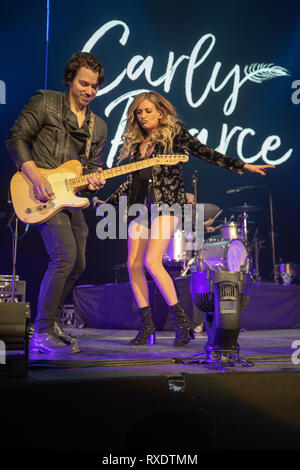 London, UK. 09th Mar, 2019. London, UK. Saturday 9 March 2019. Carly Pearce performing on day 2 of C2C: Country to Country festival at O2 Arena, Credit: Jason Richardson/Alamy Live News Stock Photo