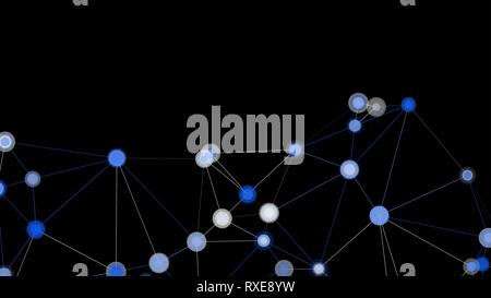 Blank technical vector layout, black background Stock Vector