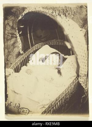 Untitled (possibly Alice Gertrude Langton Clarke). Lewis Carroll (Charles Lutwidge Dodgson); English, 1832-1898. Date: 1864. Dimensions: 10.3 × 7.8 cm (image); 10.7 × 7.9 cm (paper). Albumen print. Origin: England. Museum: The Chicago Art Institute. Stock Photo