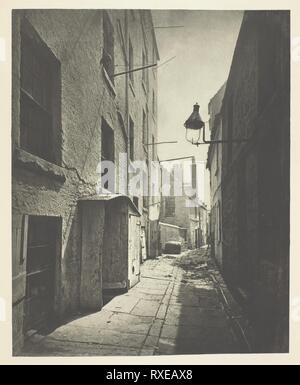 Close No. 157 Bridgegate. Thomas Annan; Scottish, 1829-1887. Date: 1868. Dimensions: 22.7 x 18.2 cm (image); 38 x 27.6 cm (paper). Photogravure, plate 34 from the book 'The Old Closes & Streets of Glasgow' (1900). Origin: Scotland. Museum: The Chicago Art Institute. Stock Photo